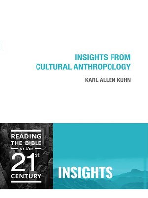 cover image of Insights from Cultural Anthropology